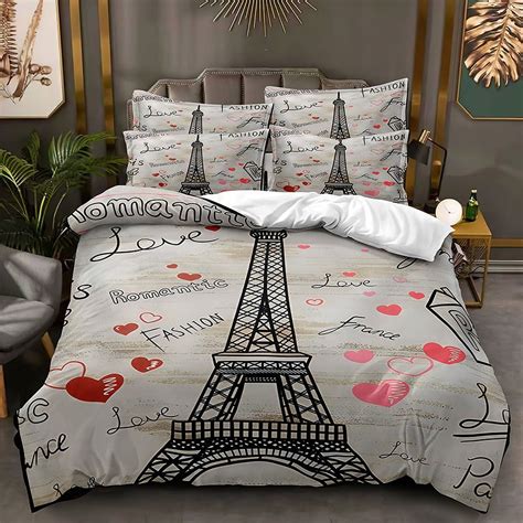 comforter eiffel tower|eiffel tower bedding for girls.